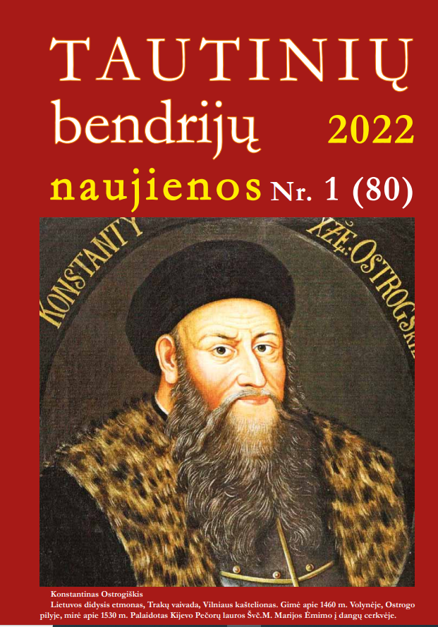 Tautinių bendrijų naujienos 1(80)