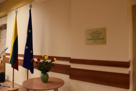 A. Gedaminskienės salės atidarymo ceremonija